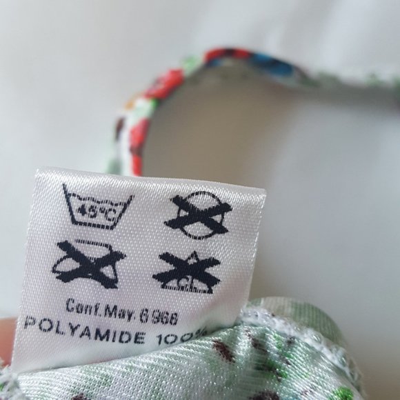 Geisa Youth Teenage or Size 1 Bikini Swim Wear 2 pieces Floral made in Spain - Picture 10 of 12